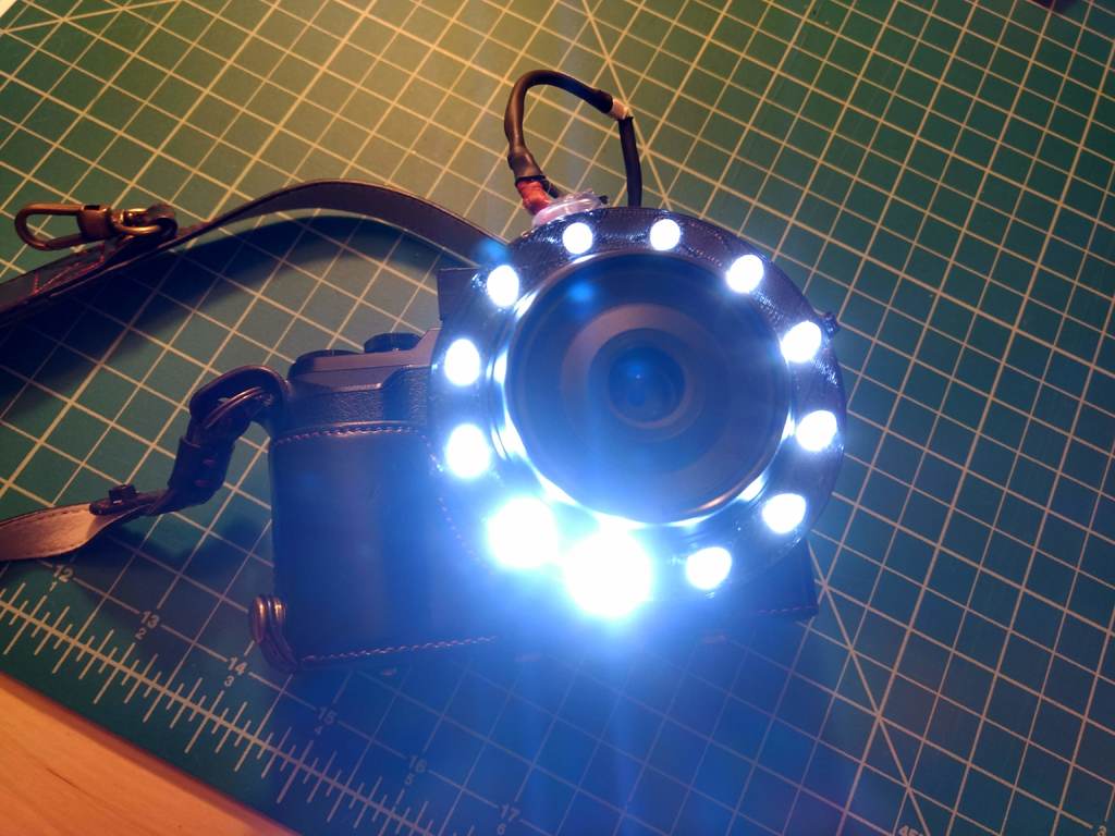 LED Ring Light for Macro Lens