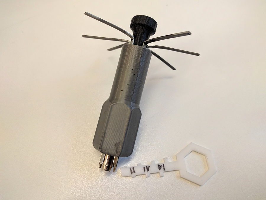 Lockpick and decoder for tubular lock