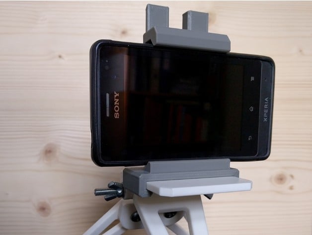 Mobile Phone Holder for the Compact Camera Tripod