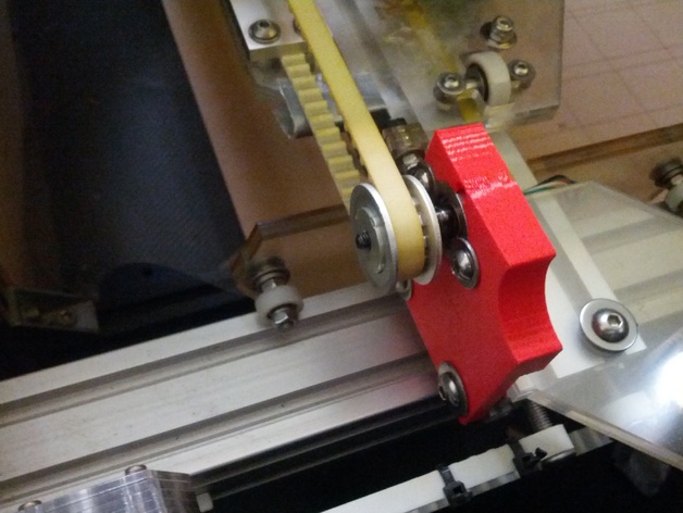 Lasersaur replacement idler pulley bracket