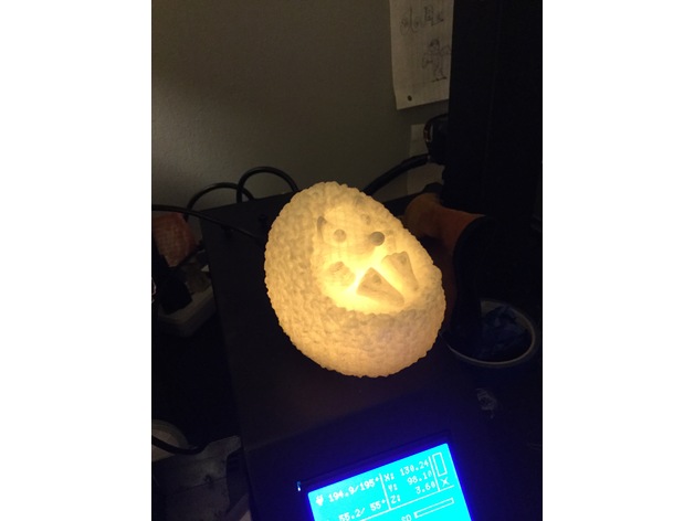 HedgeHog with cutout for LED board nighlight
