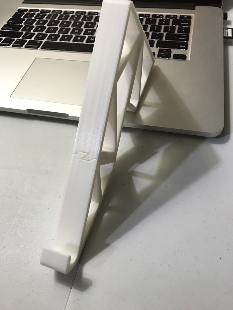 Interlocking MacBook Pro Retina Stand for Smaller Printers