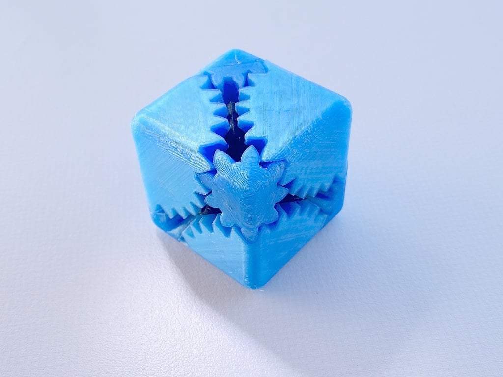 PLA Cube Gears v2