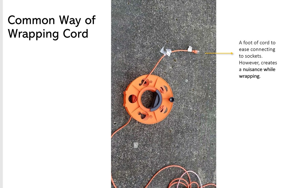 SpeedWrap - Cut Extension Cord Wrapping Time in Half