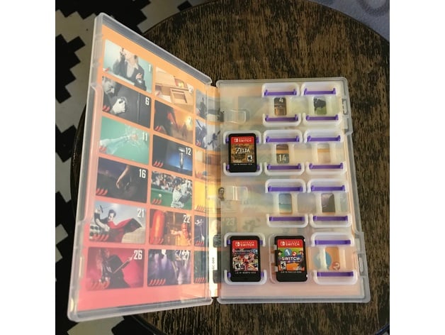 nintendo switch game card case holder