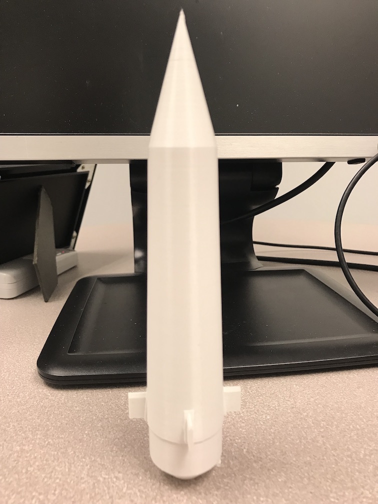 Redstone Missile Nose Cone for Model Rocket