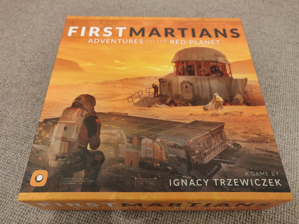 First Martians - Adventures on the Red Planet - game insert
