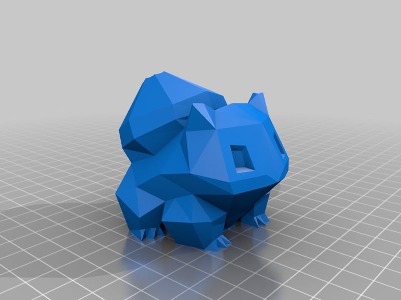 Low-Poly Bulbasaur Pen Holder