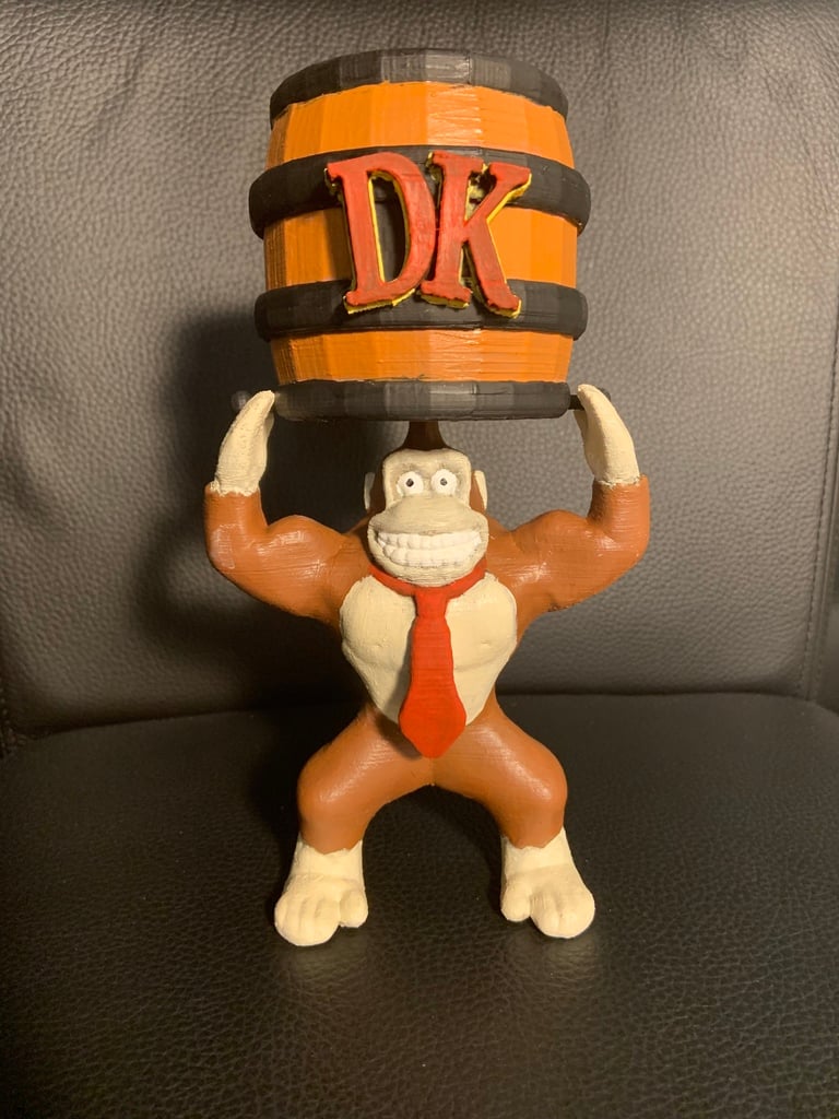 Donkey Kong and Barrel