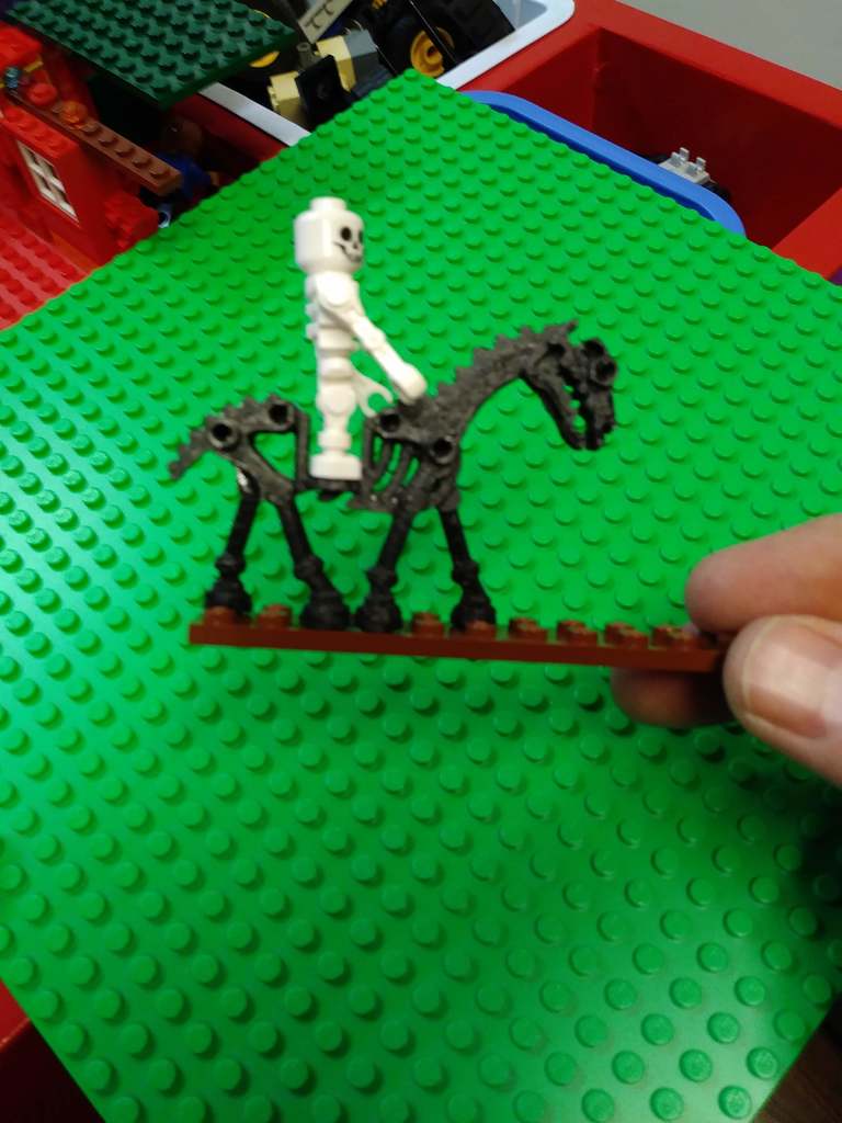 Lego Style Skeleton Horse to Scale