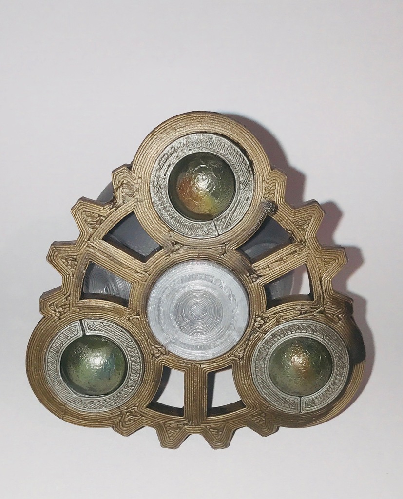 Gear spinner w bearing weights MkII (smaller)