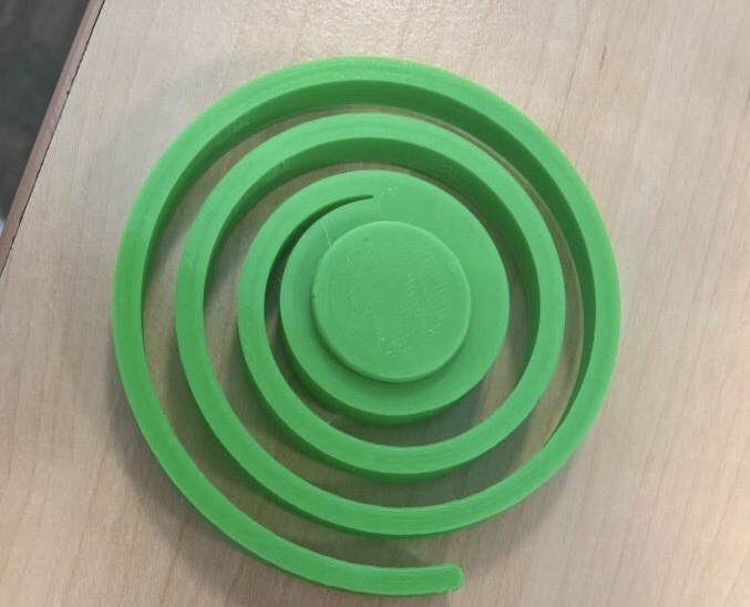 Hypnotic Spiral Fidget Spinner
