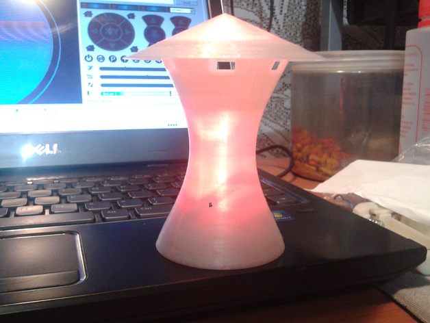 Mini 3D printed lamp