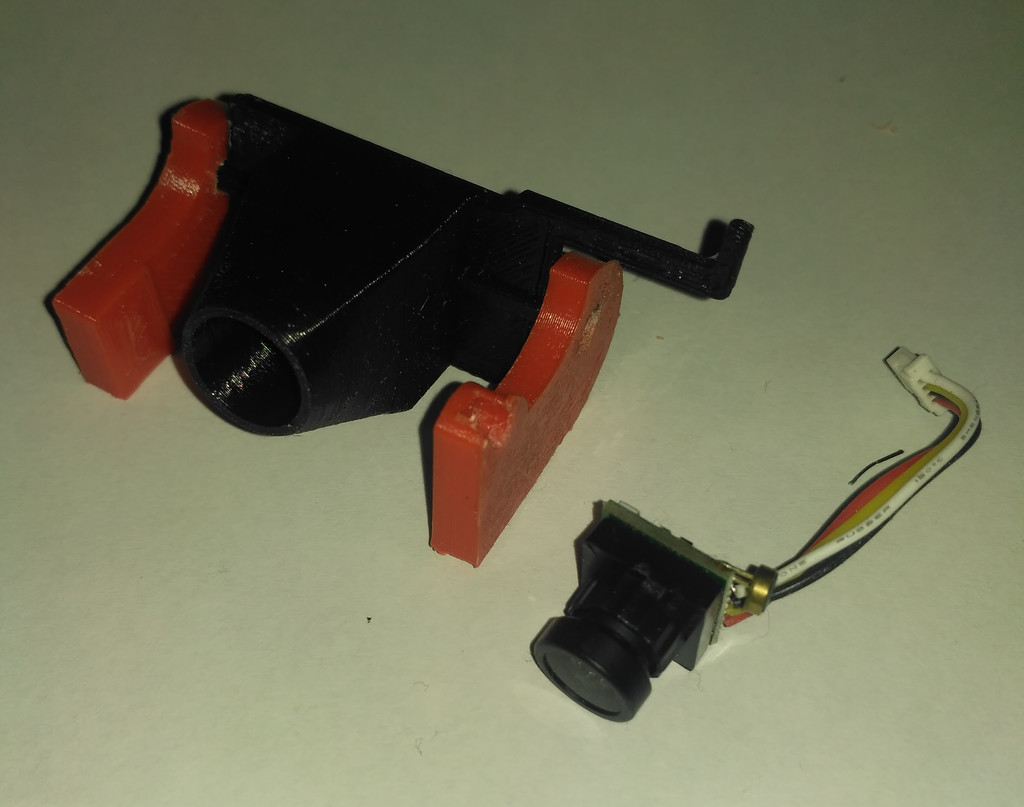 Micro FPV camera and servo holders for FPV-Rover (or FPV-Copter)