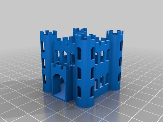 A small castle for 3D printing