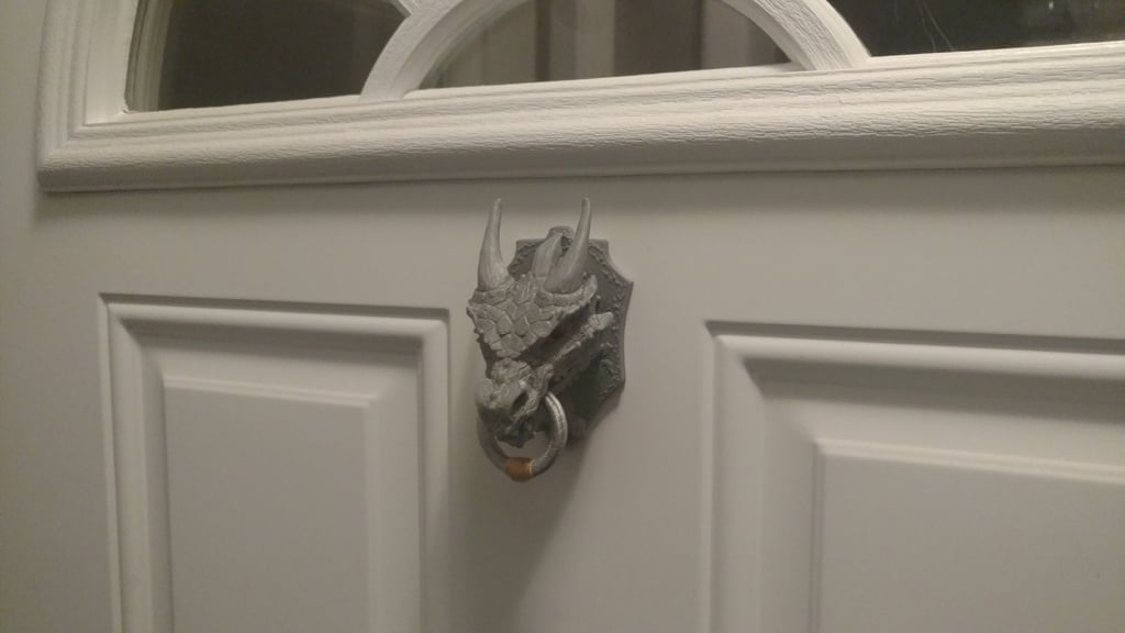 Magnetic Dragon Door Knocker