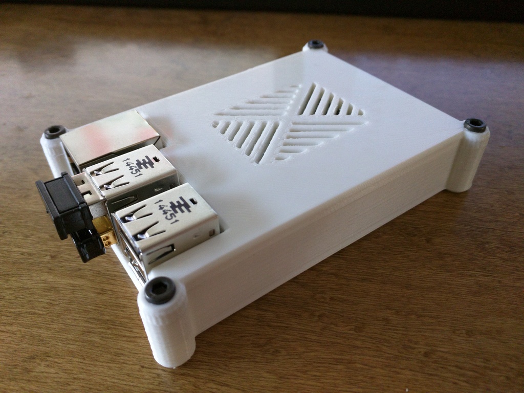 Raspberry Pi 2 case (vented with external screws)
