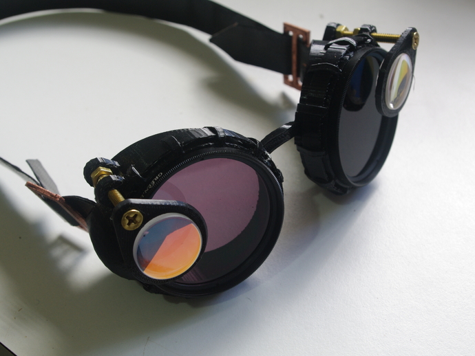 Steampunk Goggles Using 52Mm Photographic Filters