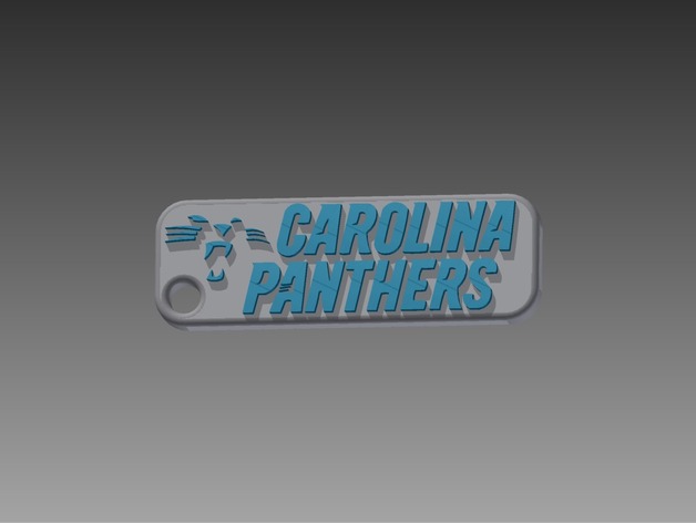 Carolina Panthers Keychain
