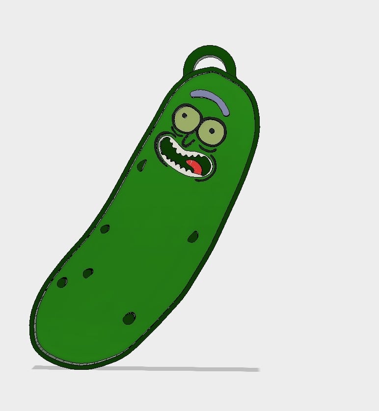 Pickle Rick Keychain Rick and Morty