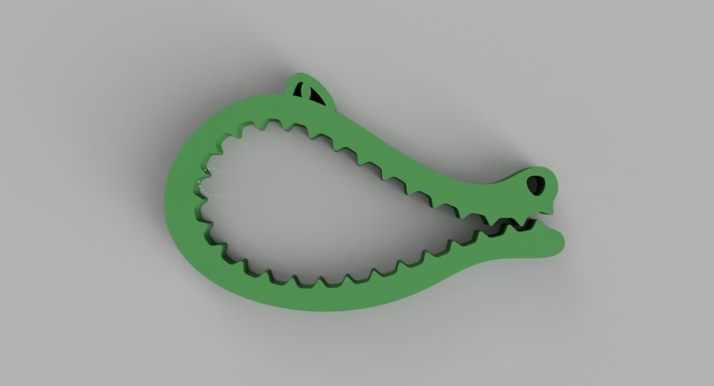 Crocodile bag clips clip