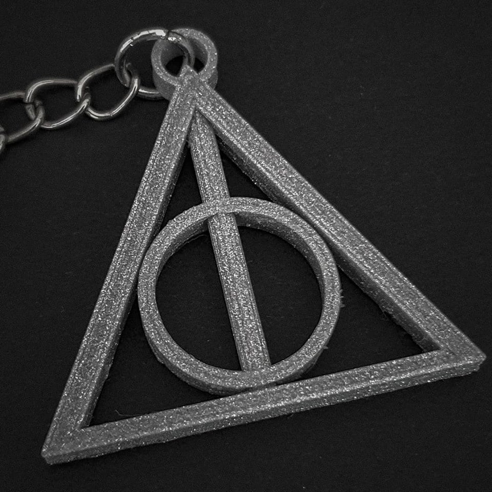 Deathly Hallows Keychain - Harry Potter