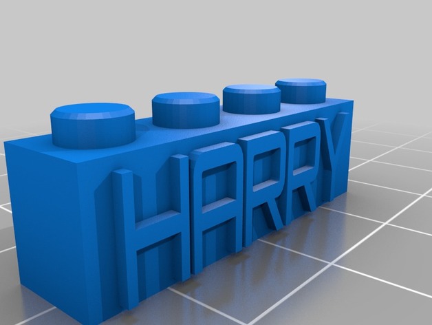 My Customized Lego Block Haary