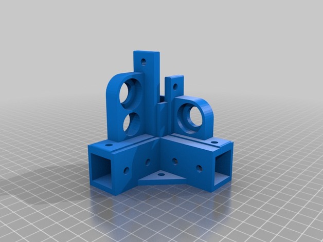 Cl-260 Ultimaker clone tuning parts - 2020 precision extrusion connectors + axis + stepper mounts