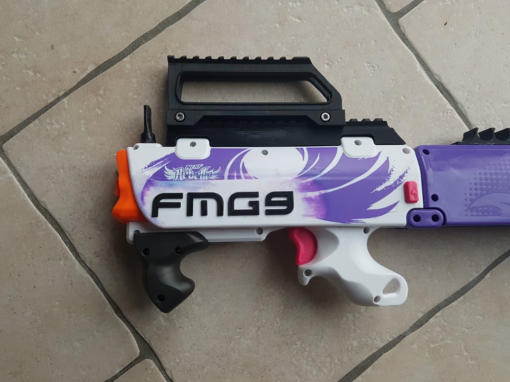 Nerf Secret Shot FMG9 complete kit