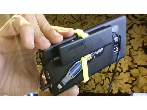 Galaxy Note 5 with case to Bose QC20 Clip