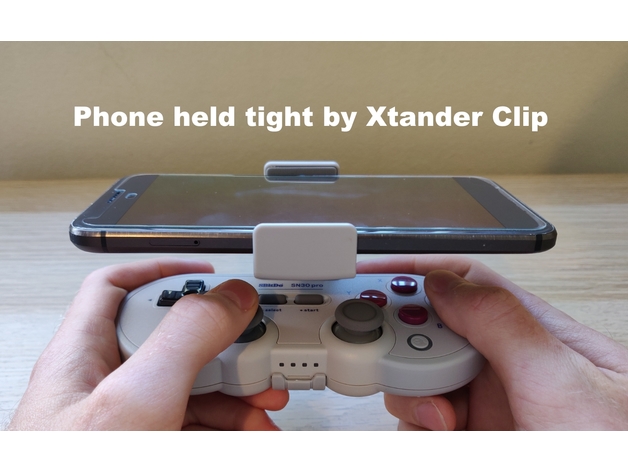 Inverted Xtander Clip For 8bitdo Sn30pro By Jezpez Thingiverse
