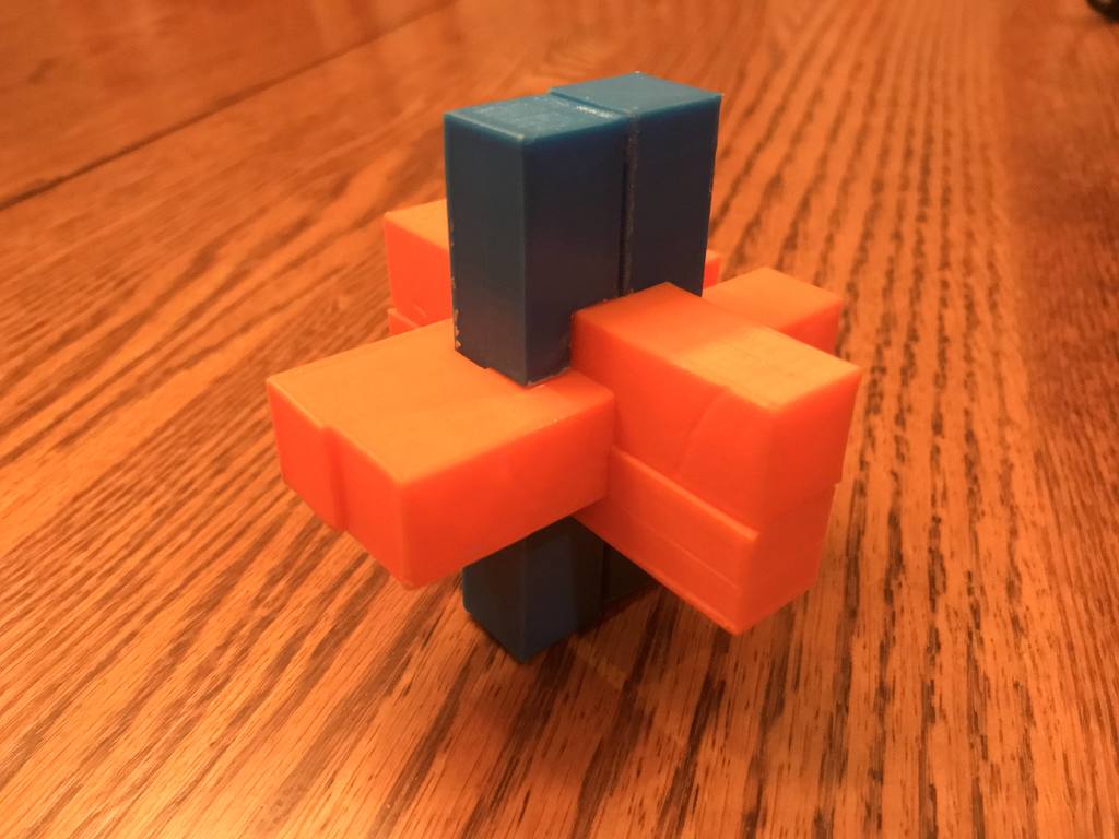 Triple Cross Puzzle (6 Pieces)