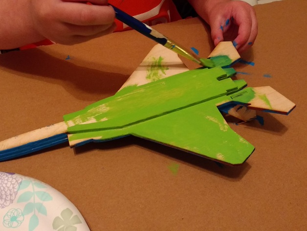 Simple toy Jet Fighter