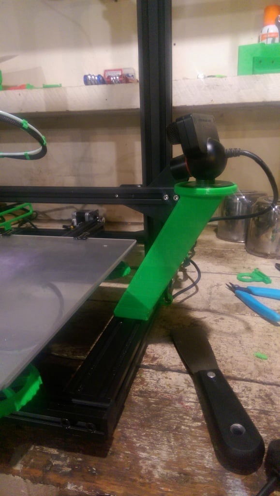 ps3 eye camera mount for cr-10 for octoprint