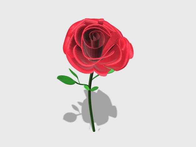 Blender 3D Design Rose Flower