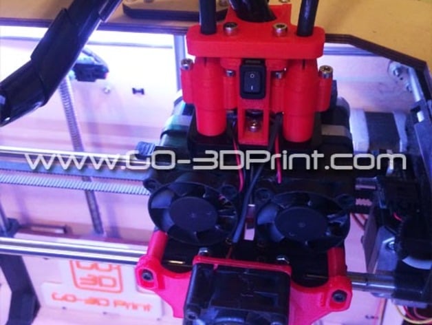 3D Printer Complete Cooling Set for FlashForge Creator & Makerbot Replicator