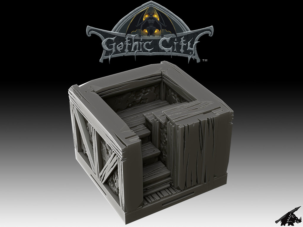 Gothic City Stairs II (JOIN our PATREONs)