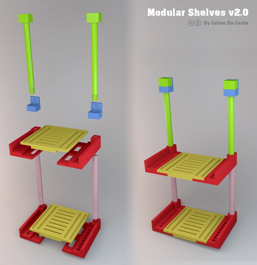 Modular shelves - étagères modulables