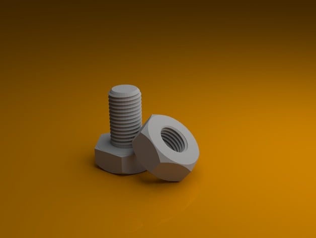 M3 nut and bolt