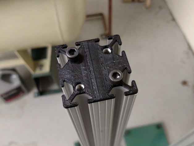 End cap for 2" Square T-Slot Extrusion