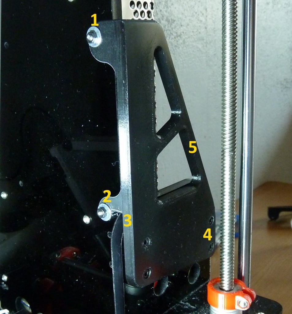 Anet A8 right side brace / stiffener Version 2