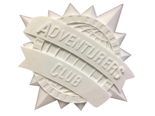 Adventurers Club plaque - inspired by Pleasure Island