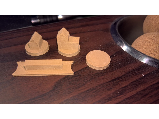 Catan Classic Player Pieces