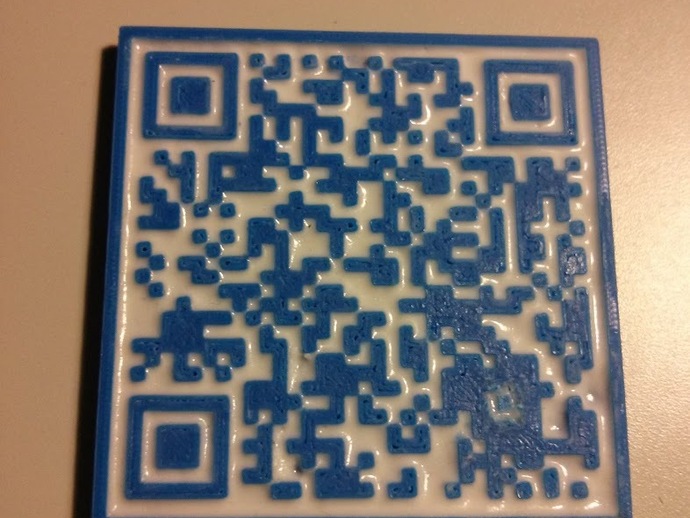 QR code stamp for bitcoin address