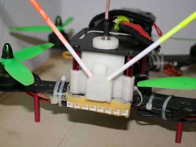 HK Laser230 FPV Quadcopter with Anntenna and wall holder