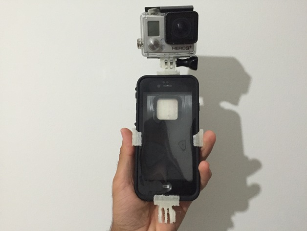 Gopro suport for Lifeproof Case Iphone 6