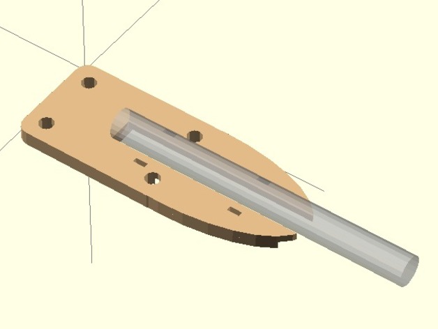 Simple CNC pen holder