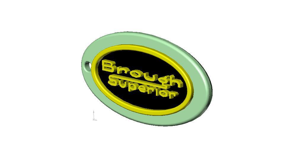 Brough Superior logo/keyring