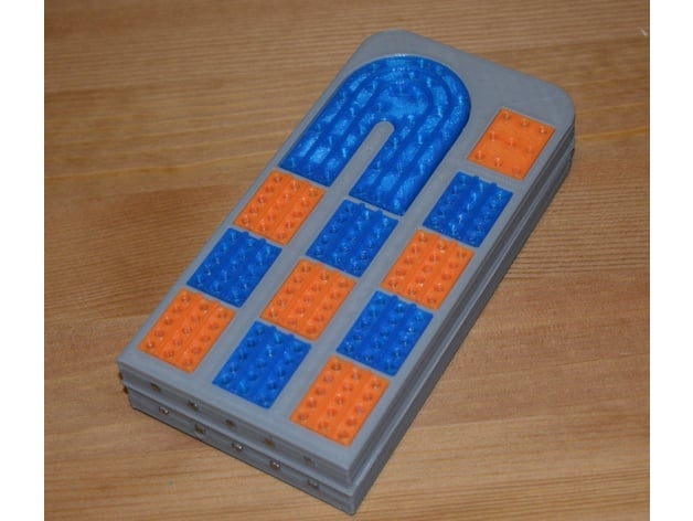 3D Printed Cribbage Board