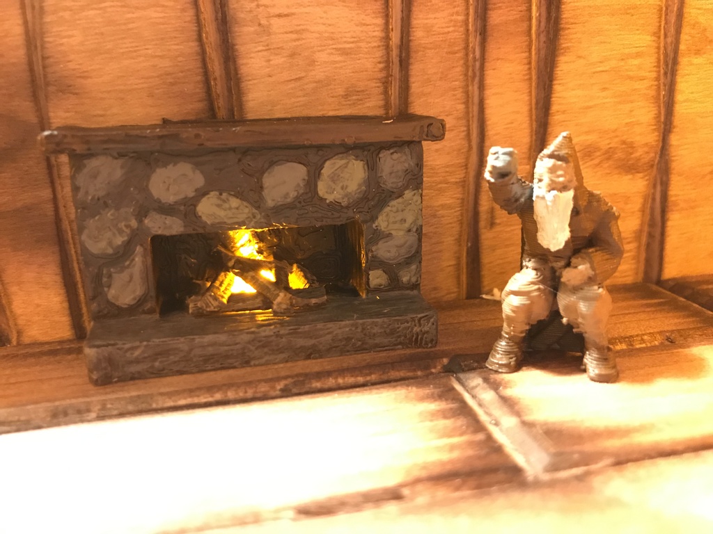 Wood Burning Fireplace